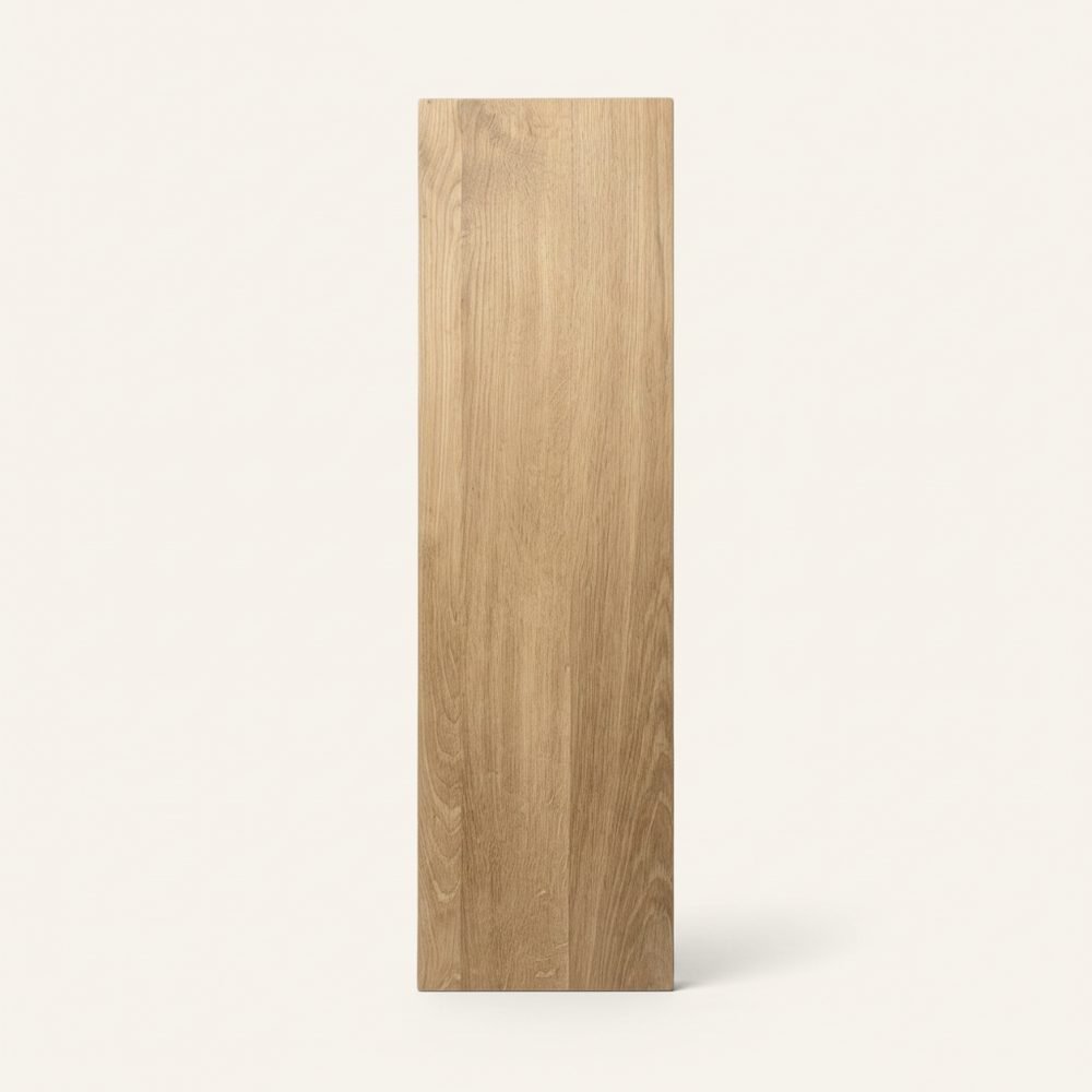 SELECT 003 rechtop: het hele vlak van 84 bij 24 cm, met de rustige nerf over de volle lengte